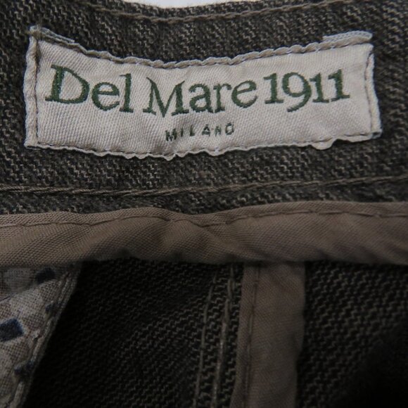 Del Mare 1911 Trousers Pants Mens 32 x 32 Slim - Picture 2 of 8